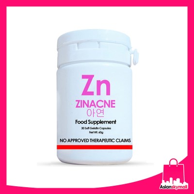 MEJIE ZN ZINACNE Zinc 30mg 30  Soft Gelatin Capsules Net Wt. 60g